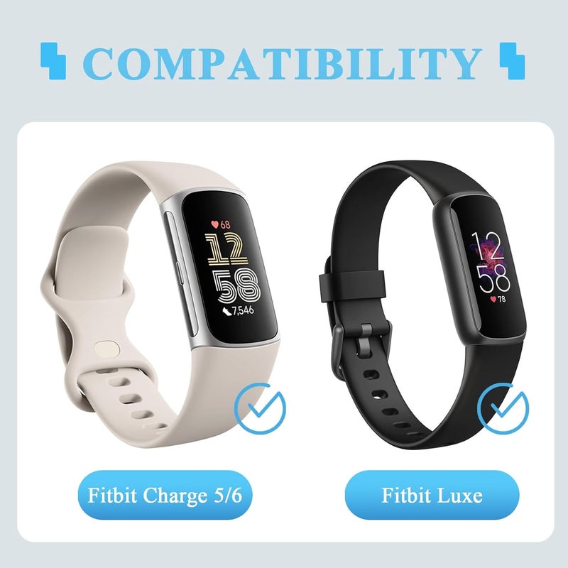AK Charger for Fitbit Charge 6 / Charge 5 / Luxe, Anti-Slip Charging Stand Dock with USB Fast Charger Cable Cord,4.4ft/135cm - Image 3
